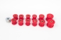 Preview: Full Rear Polyurethane Bushings Set - Audi B4/B5 Steel  (Street hardness)
