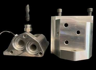 Preview: VW R32 R30 Billet Ölfilterflansch 24V