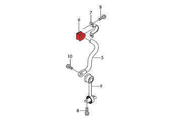 Rear Anti Roll Bar Bush 18mm (Track hardness)