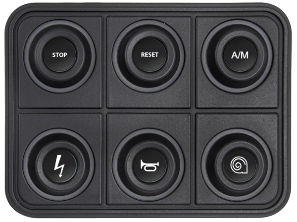 CAN BUS KEYBOARDS - 6 pos EMU