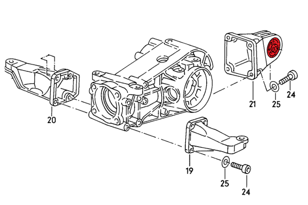 Audi Quattro Rear Differential Mount - Audi B3/B4 Coupe - Street Hardness