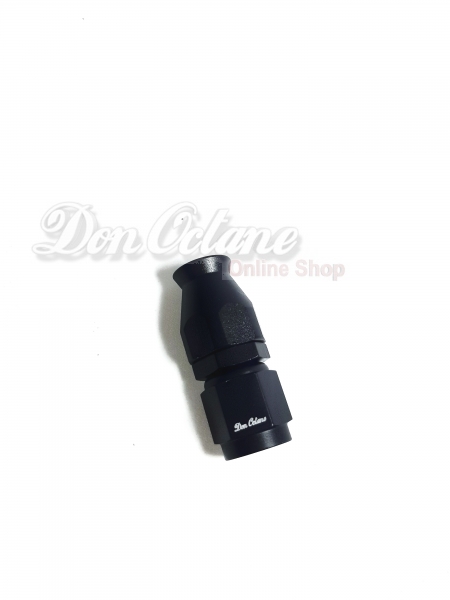 PTFE Alu-Fitting schwarz gerade DASH08