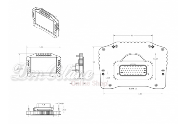 ECUMASTER Display ADU 5"