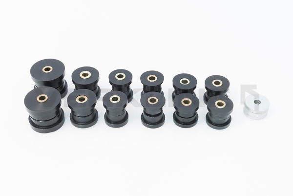 Full Rear Polyurethane Bushings Set - Audi B4 B5 Steel (Track hardness)